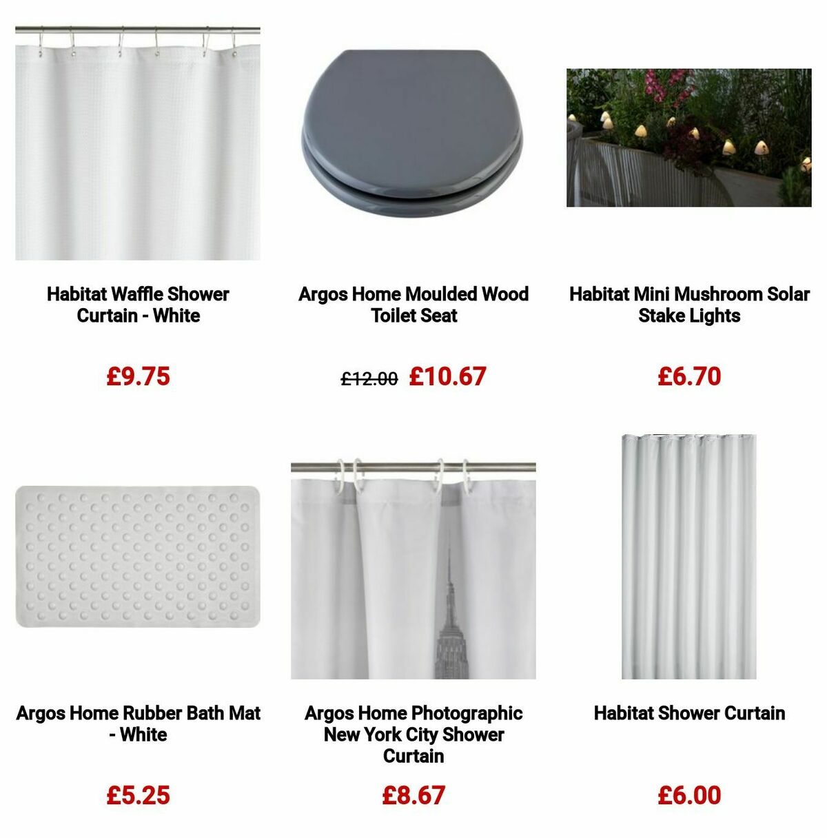 Argos Offers from 30 October