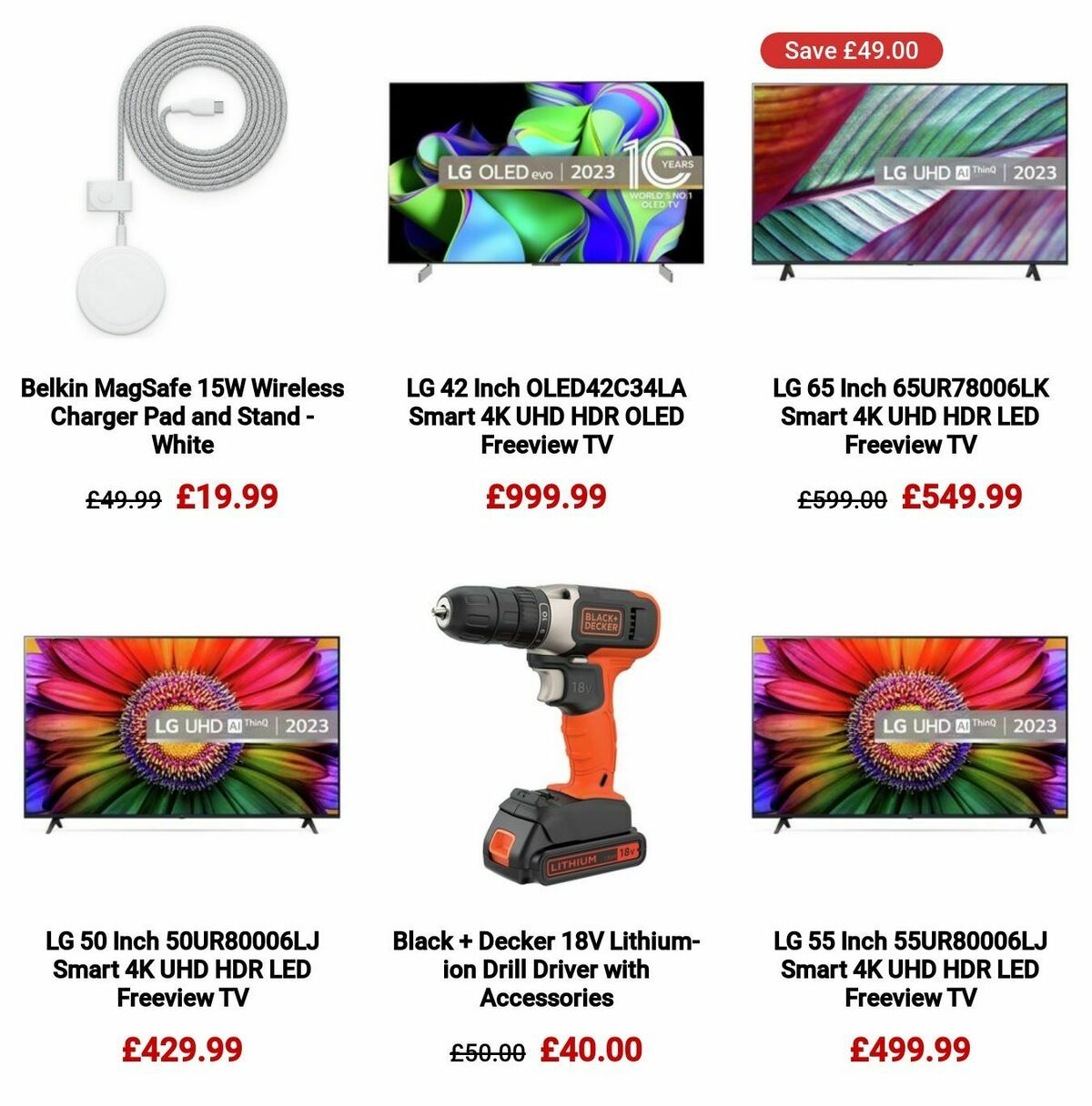 Argos Black Friday Offers from 1 November