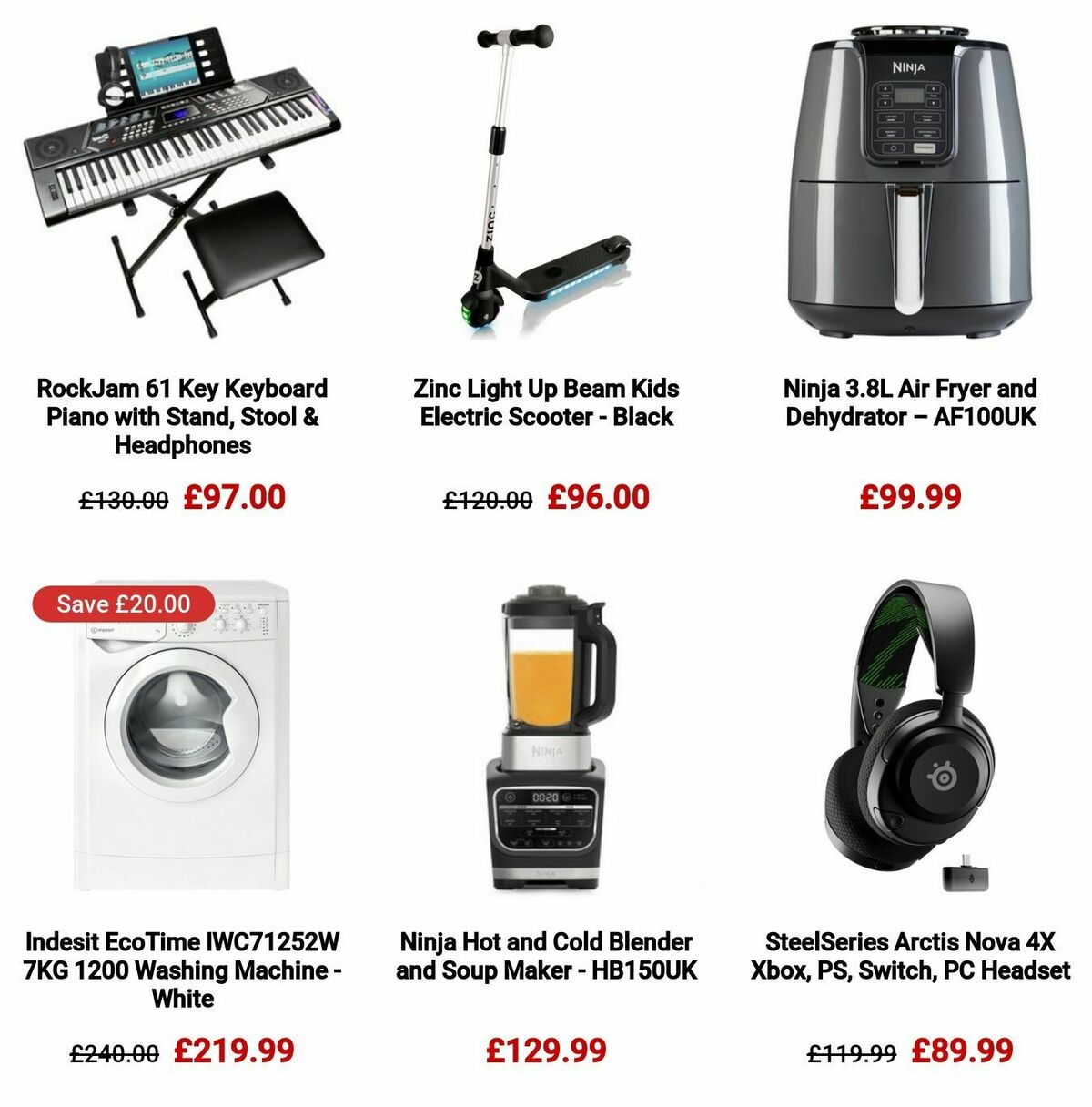 Argos Black Friday Offers from 1 November