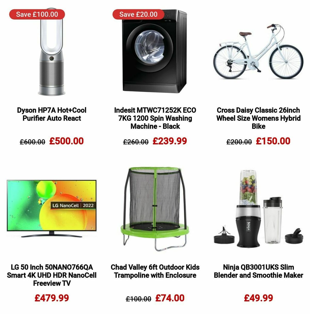 Argos Black Friday Offers from 1 November