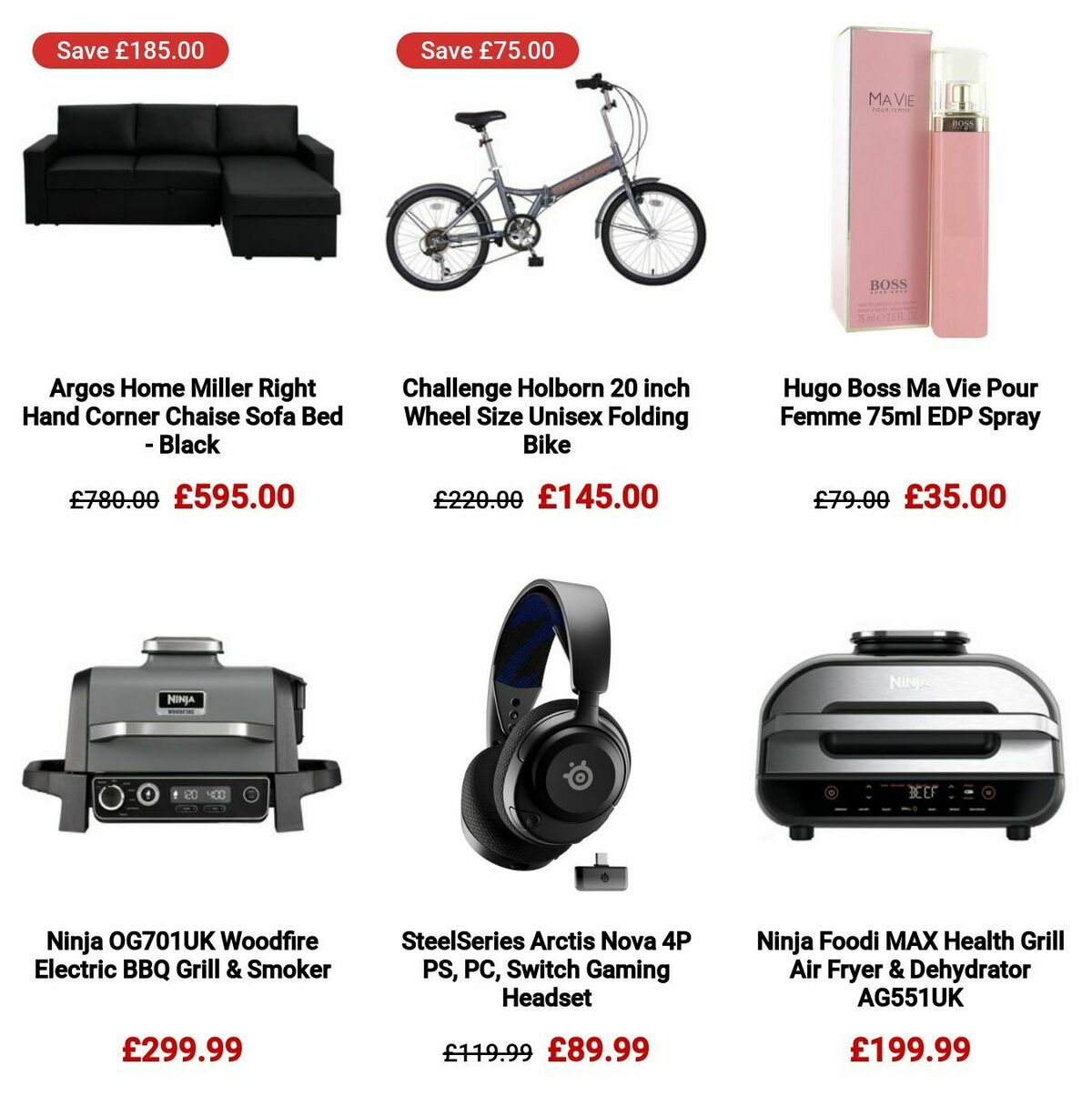 Argos Black Friday Offers from 1 November