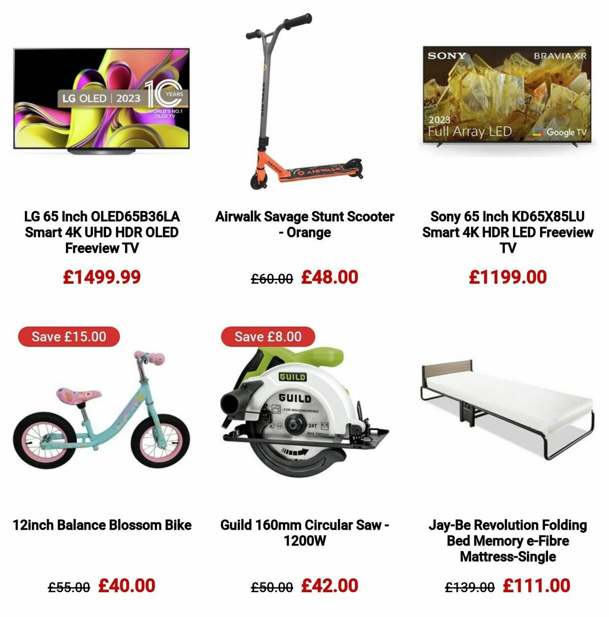 Argos Black Friday Offers from 1 November