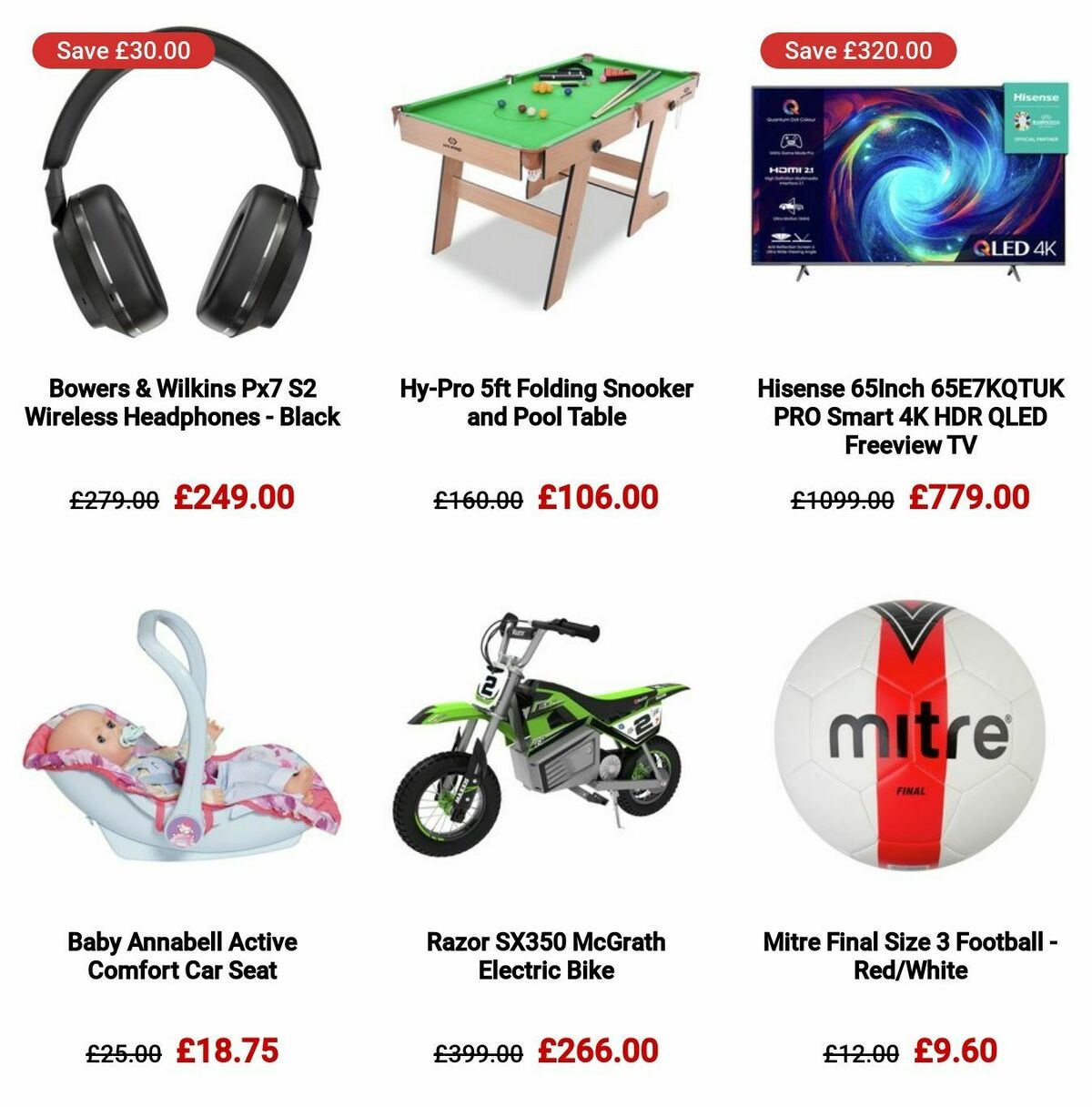 Argos Black Friday Offers from 1 November