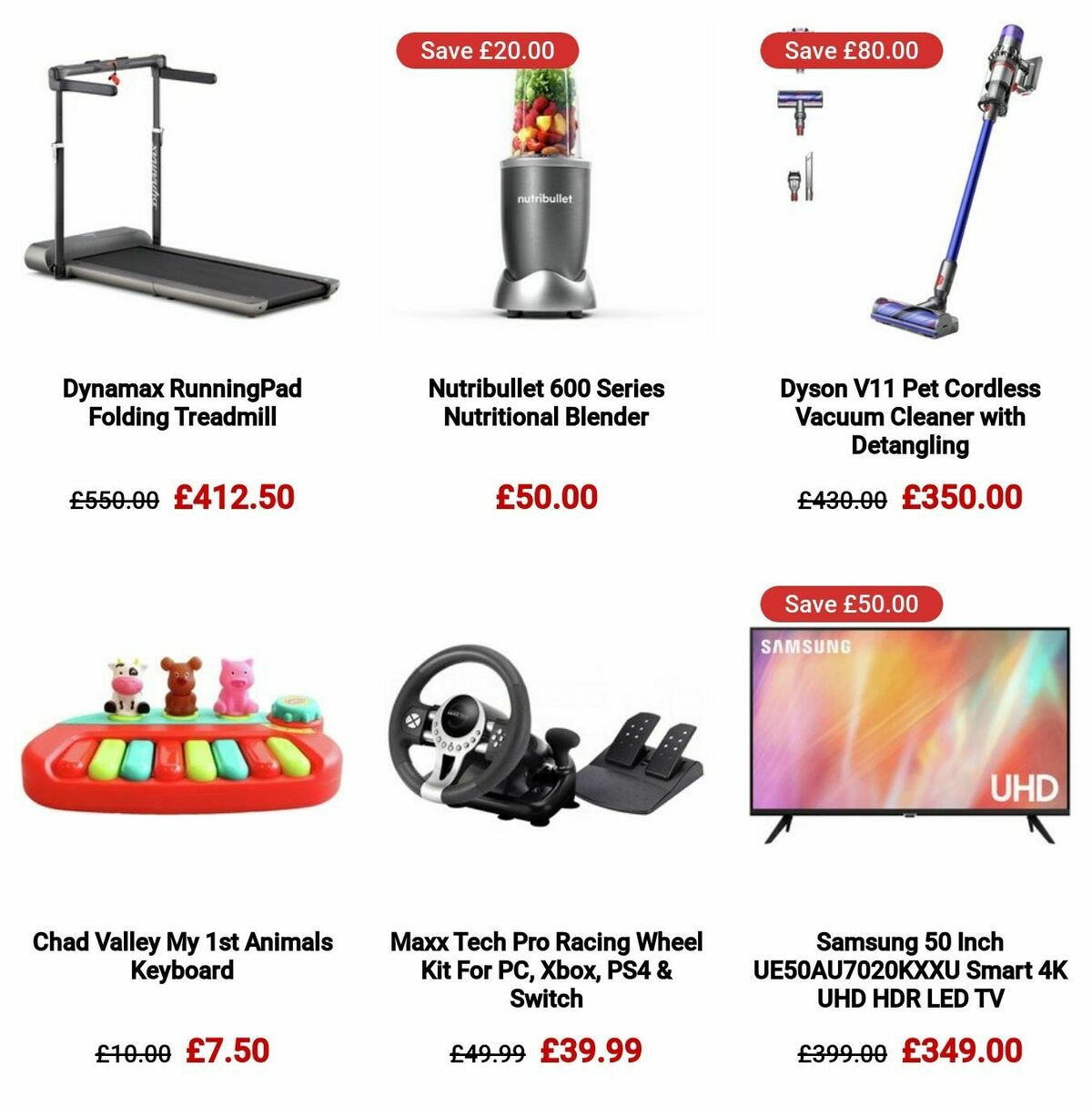 Argos Black Friday Offers from 1 November