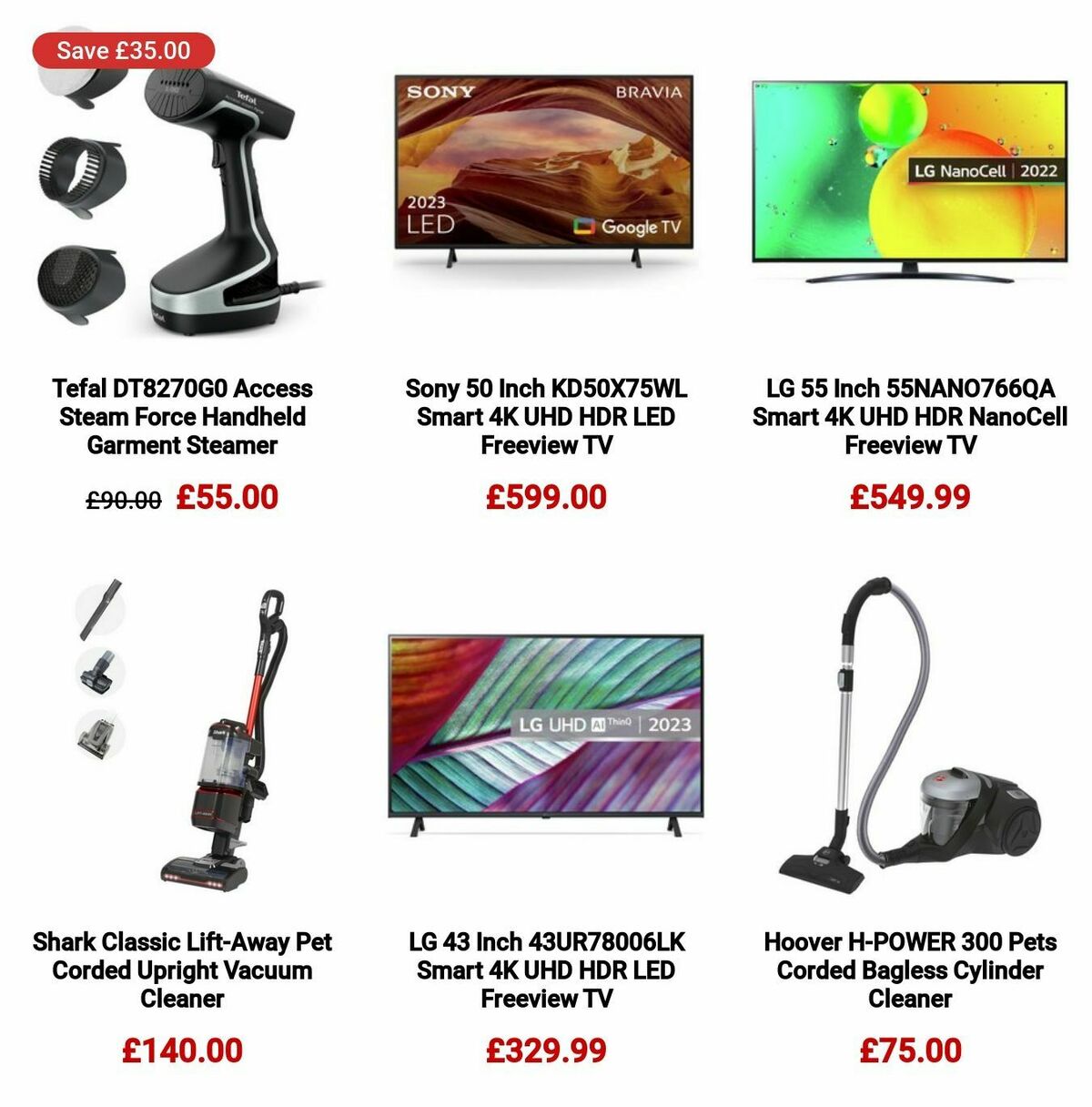 Argos Black Friday Offers from 1 November