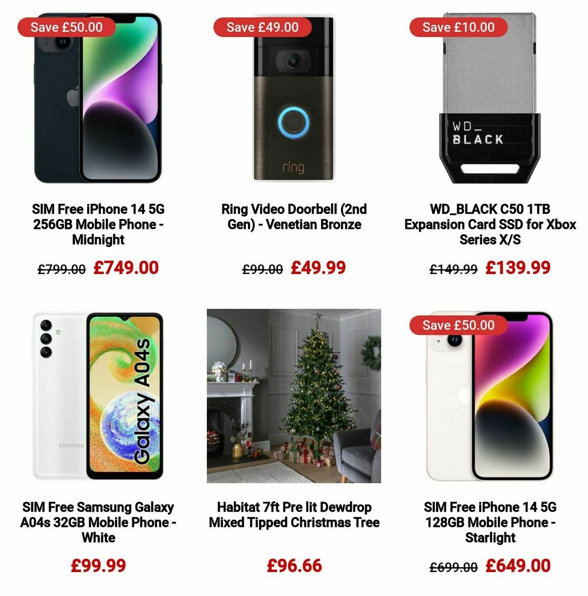 Argos Black Friday Offers from 20 November