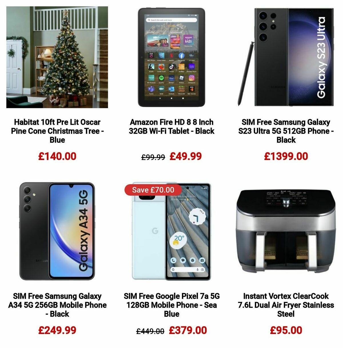 Argos Black Friday Offers from 20 November