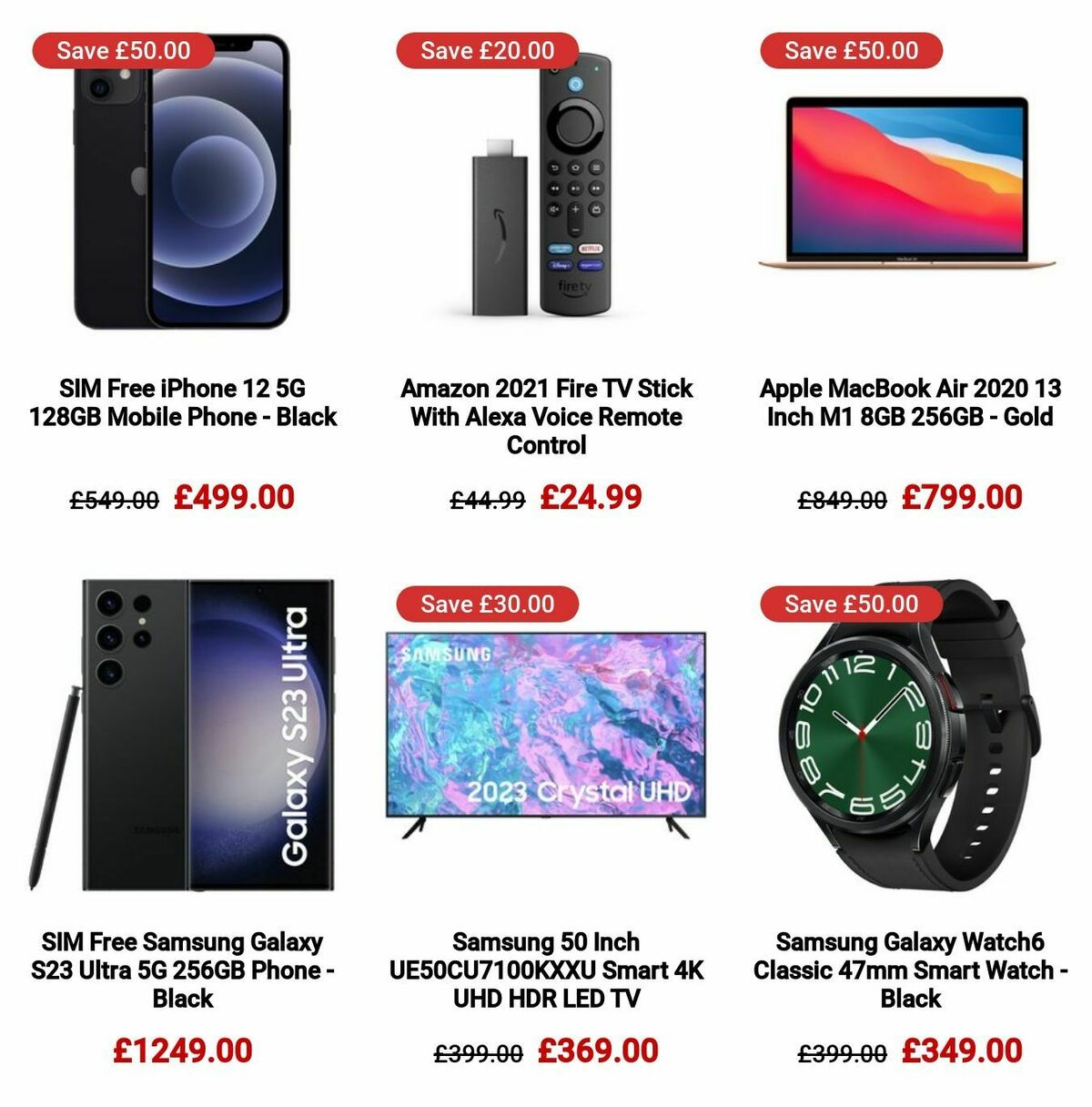 Argos Black Friday Offers from 20 November