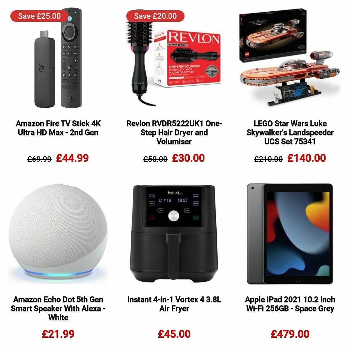 Argos Black Friday Offers from 20 November