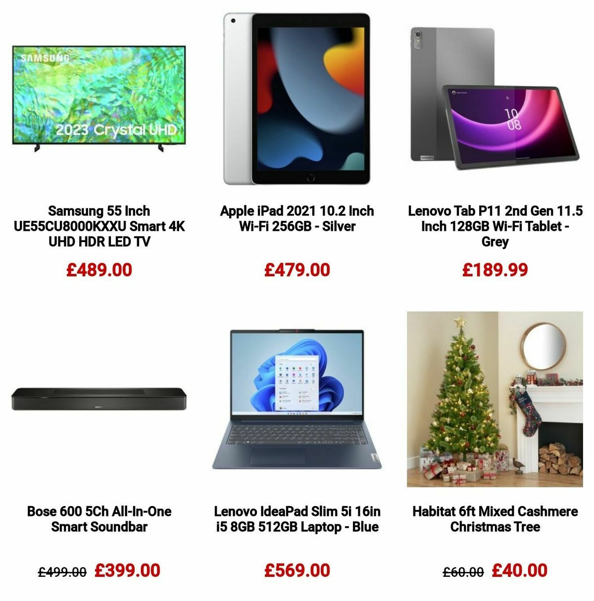 Argos Black Friday Offers from 20 November