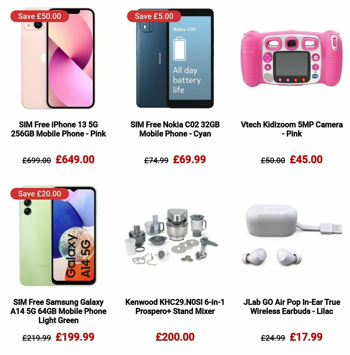 Argos Black Friday Offers from 20 November