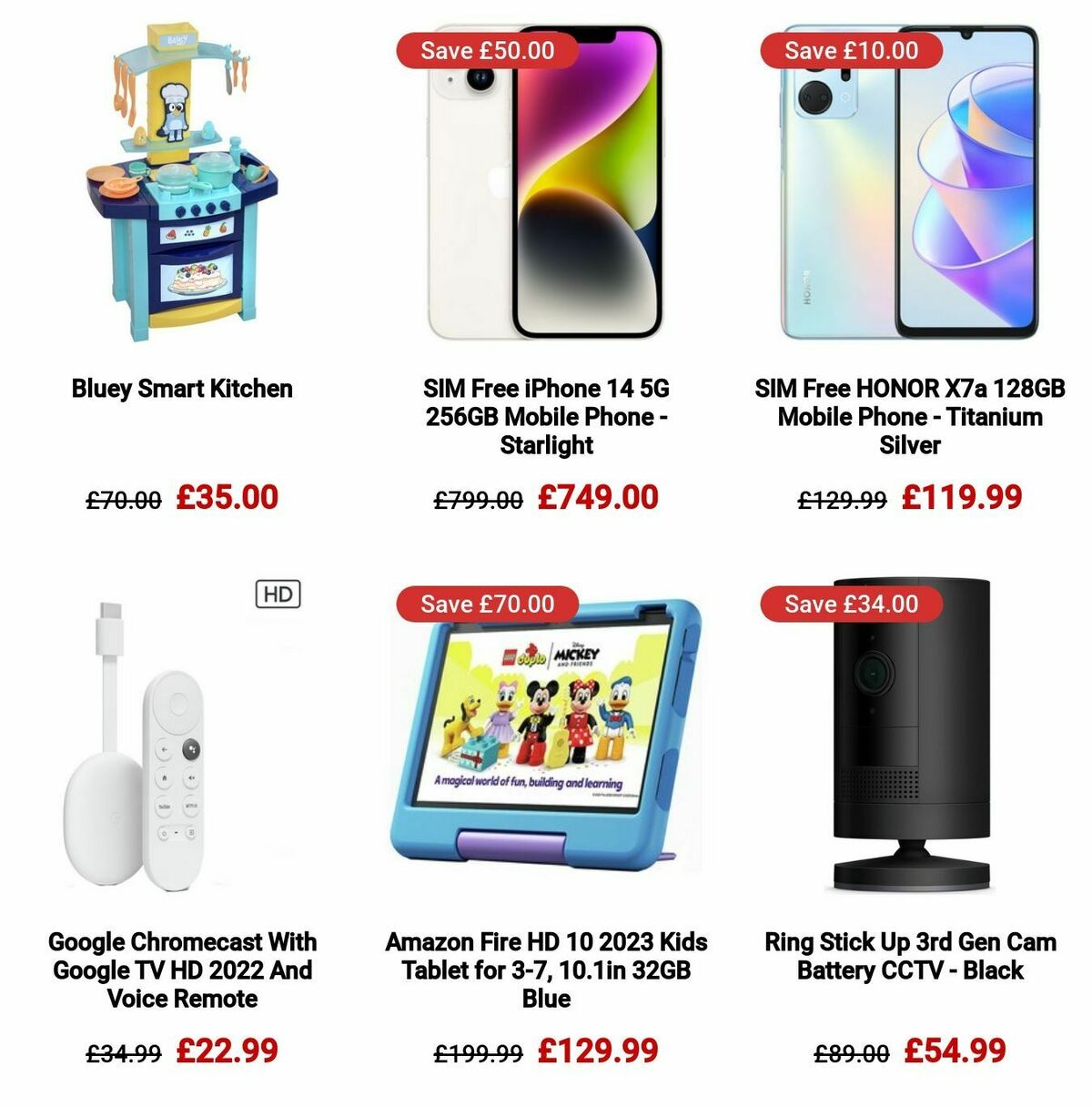 Argos Black Friday Offers from 20 November