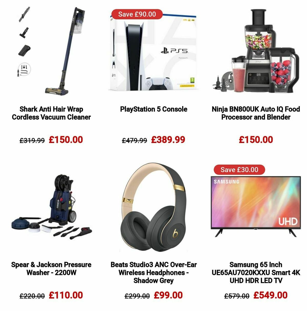 Argos Black Friday Offers from 20 November