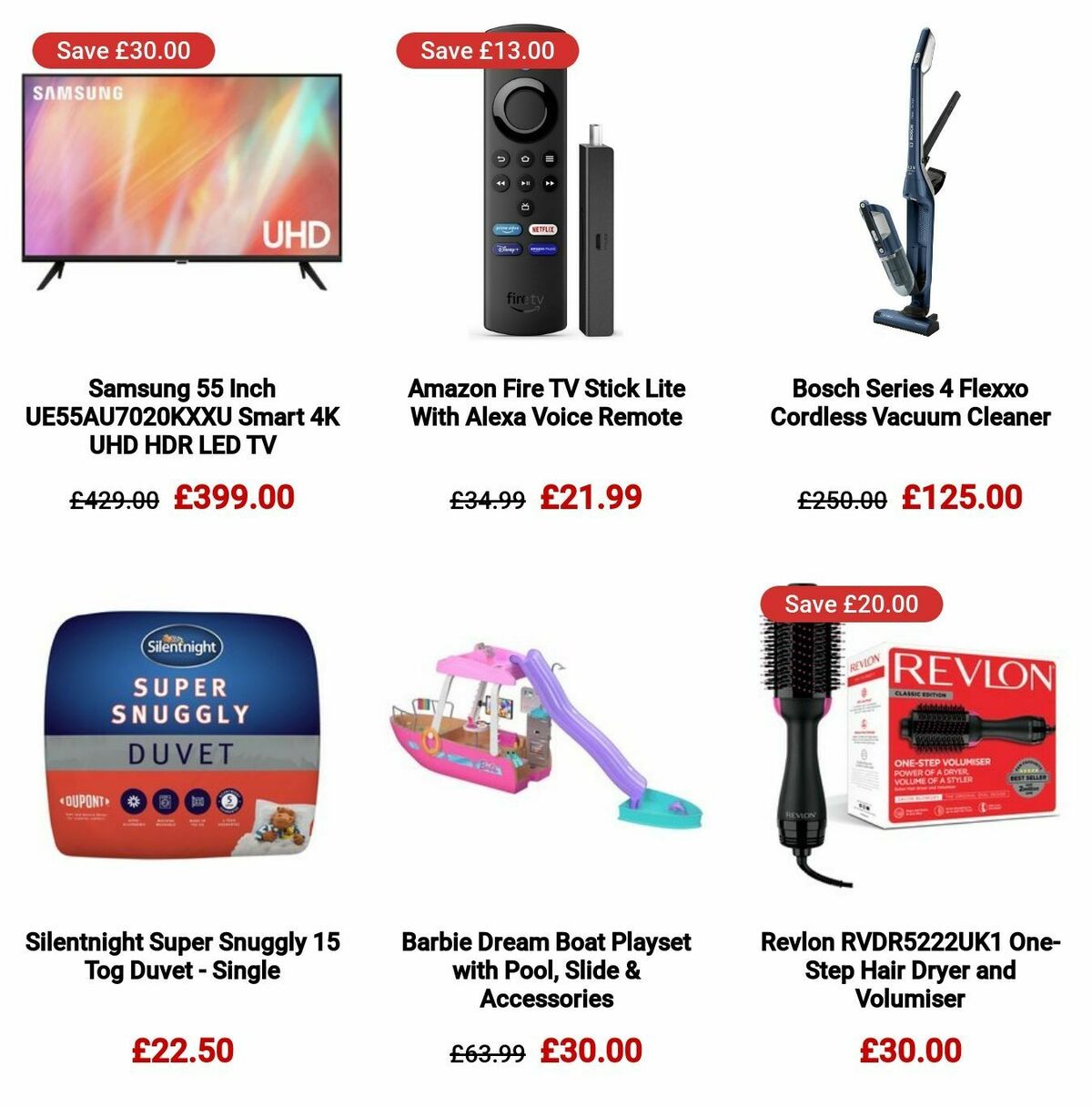 Argos Black Friday Offers from 20 November