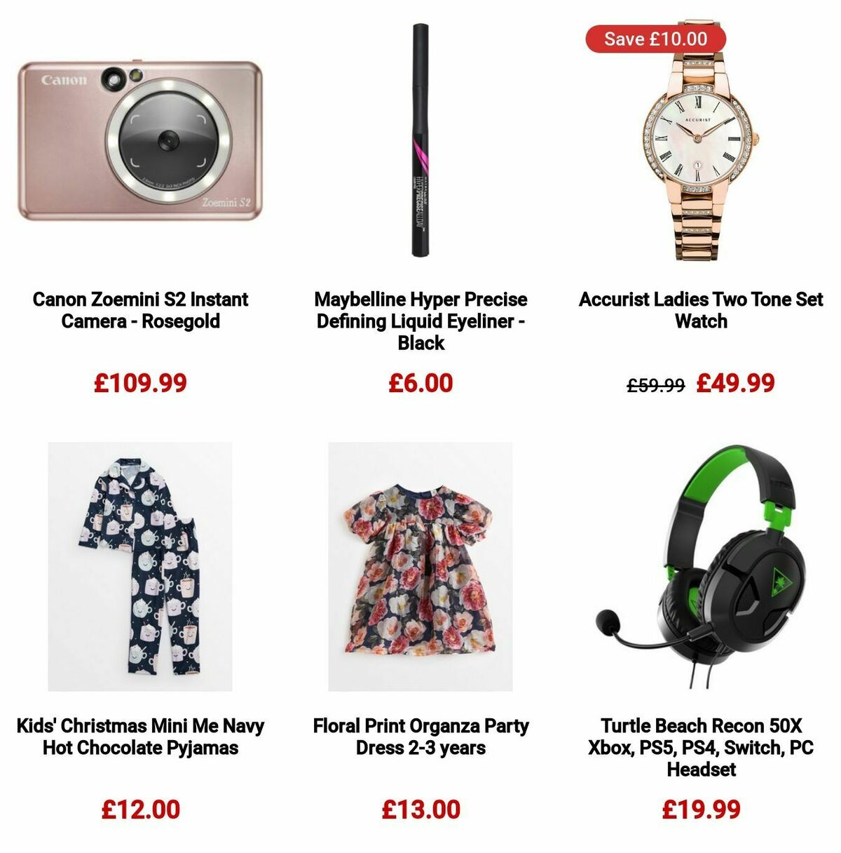 Argos Offers from 26 November