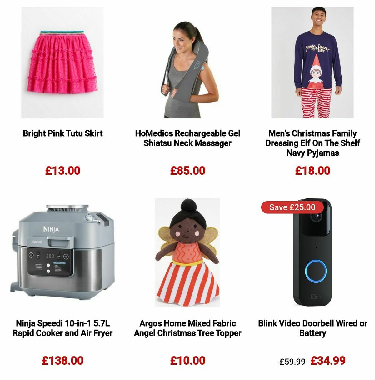 Argos Offers from 26 November