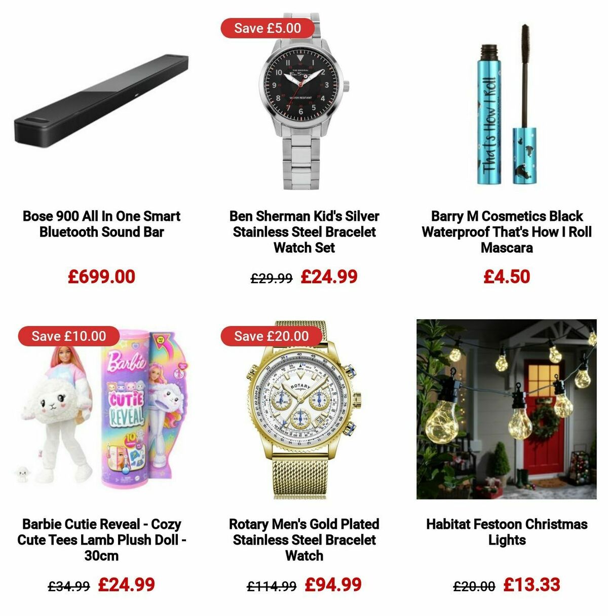 Argos Offers from 26 November