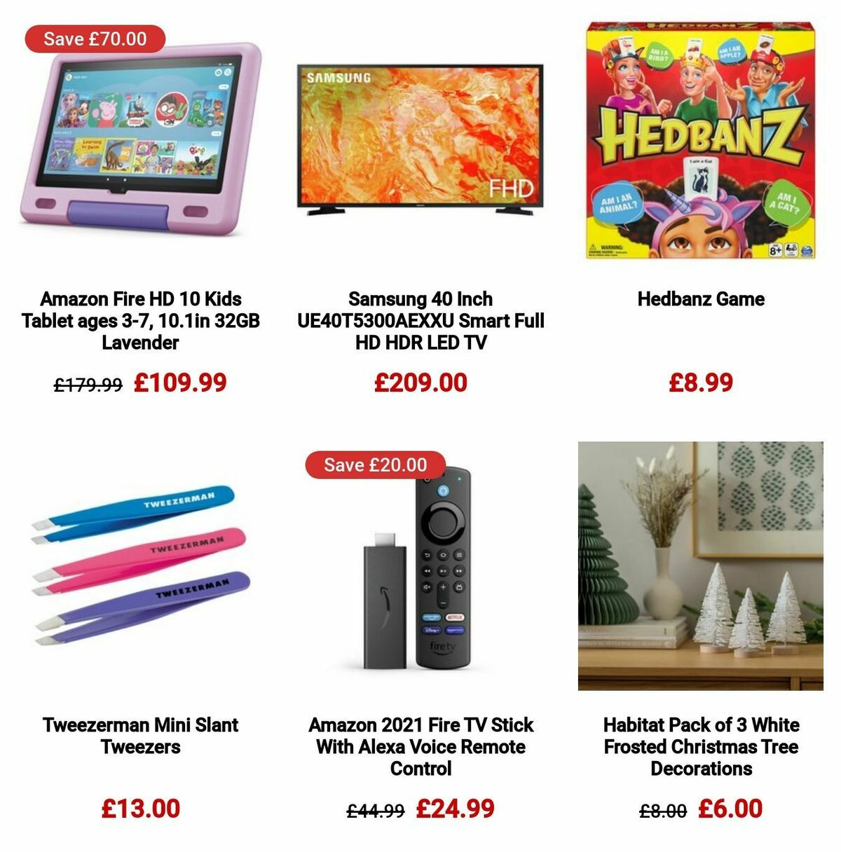 Argos Offers from 26 November