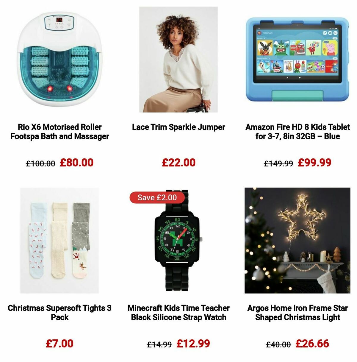 Argos Offers from 26 November