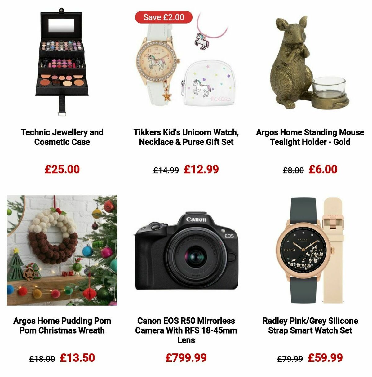 Argos Offers from 26 November