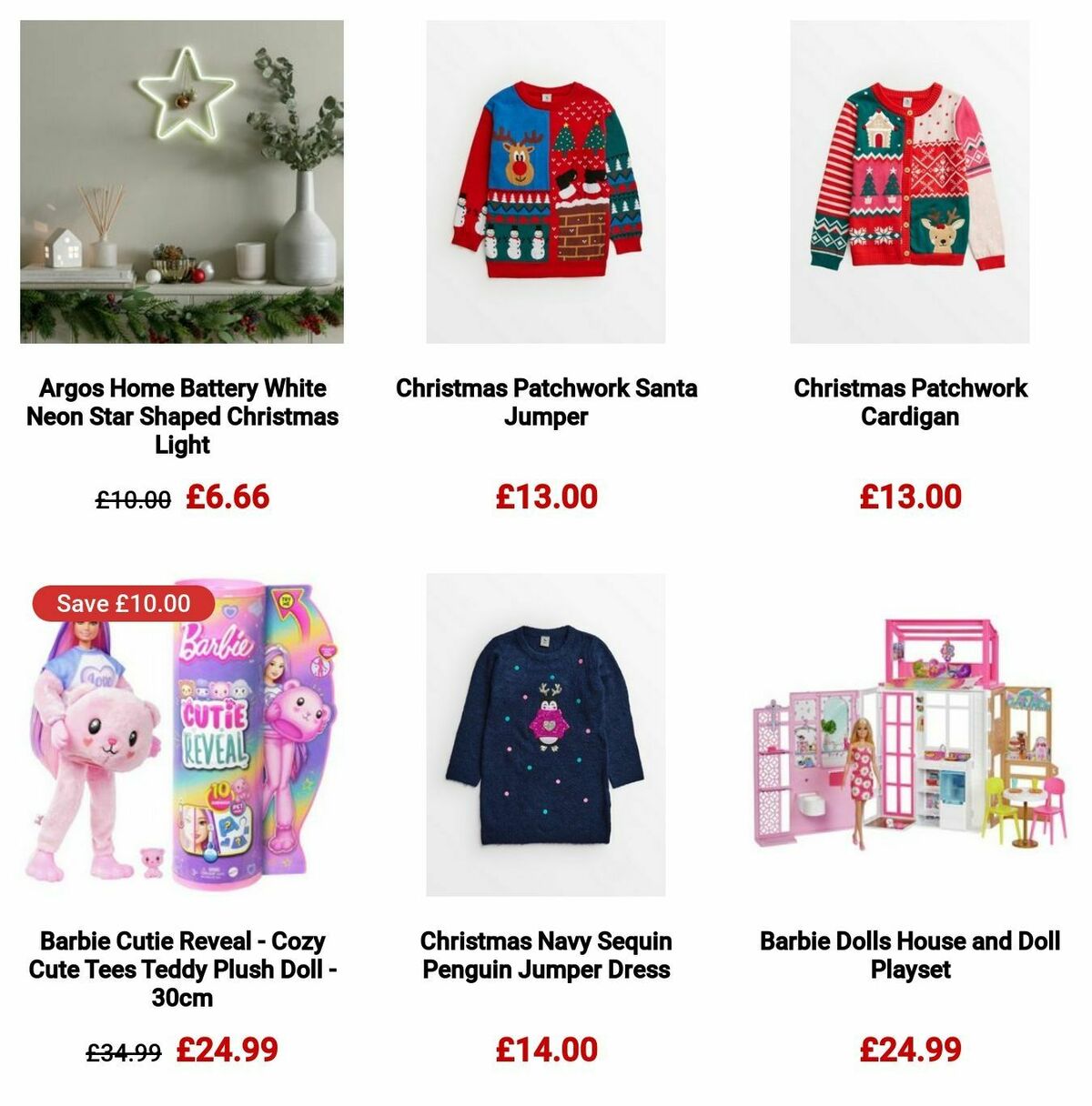 Argos Offers from 26 November