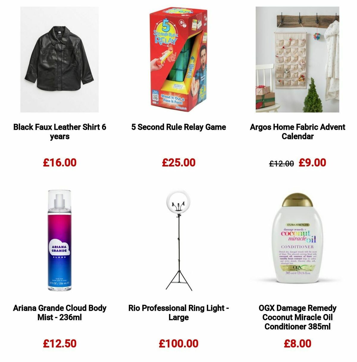 Argos Offers from 26 November