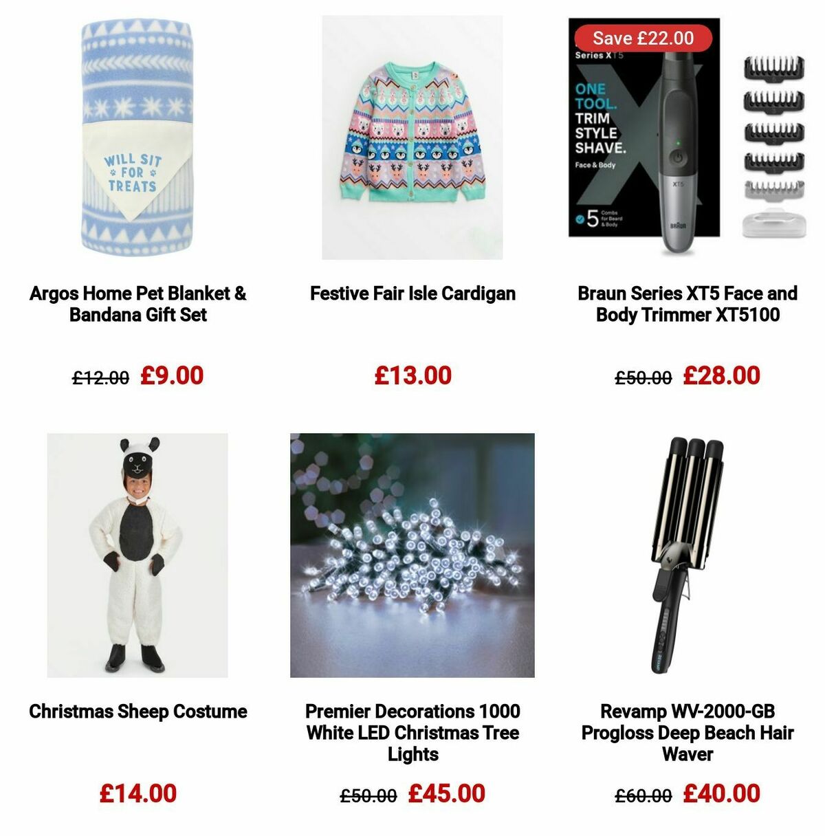 Argos Offers from 26 November