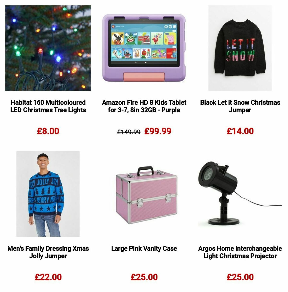 Argos Offers from 26 November