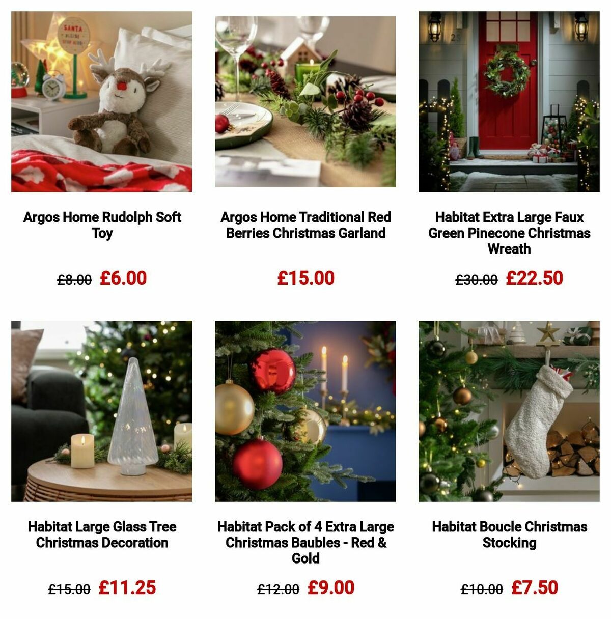 Argos Offers from 11 December