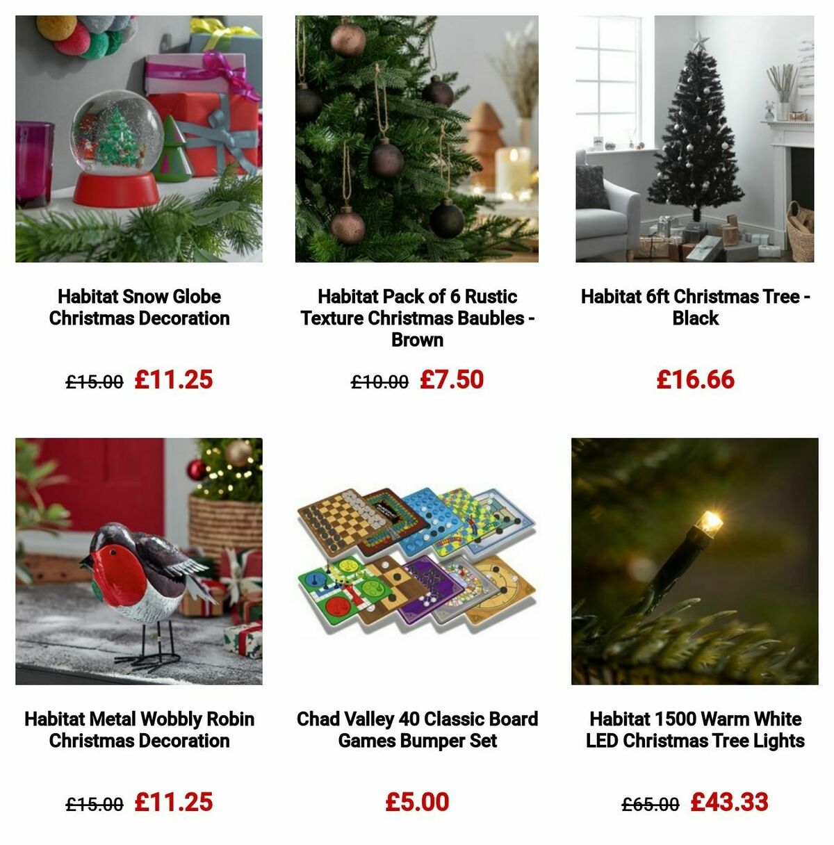 Argos Offers from 11 December