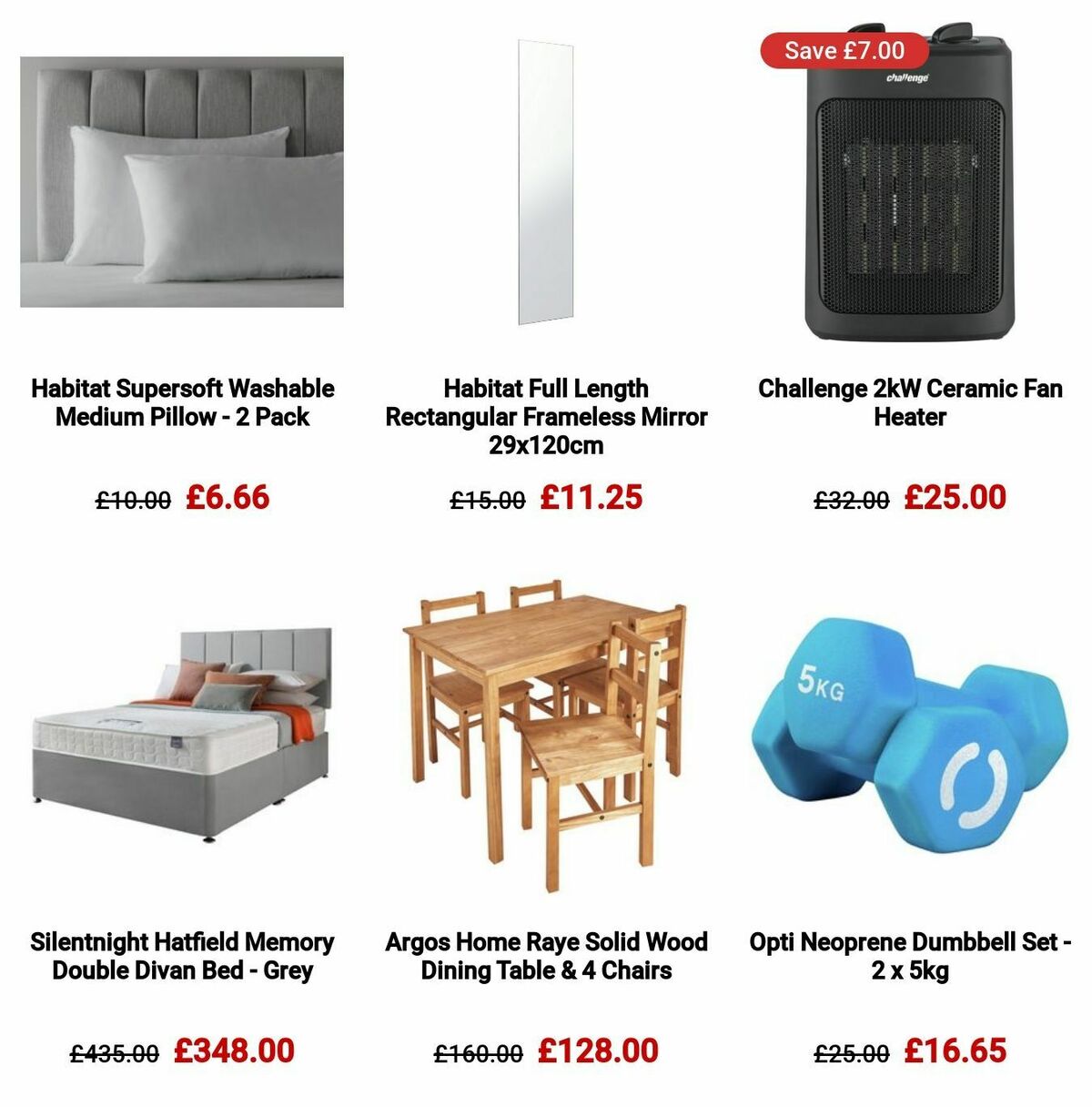 Argos Offers from 25 December