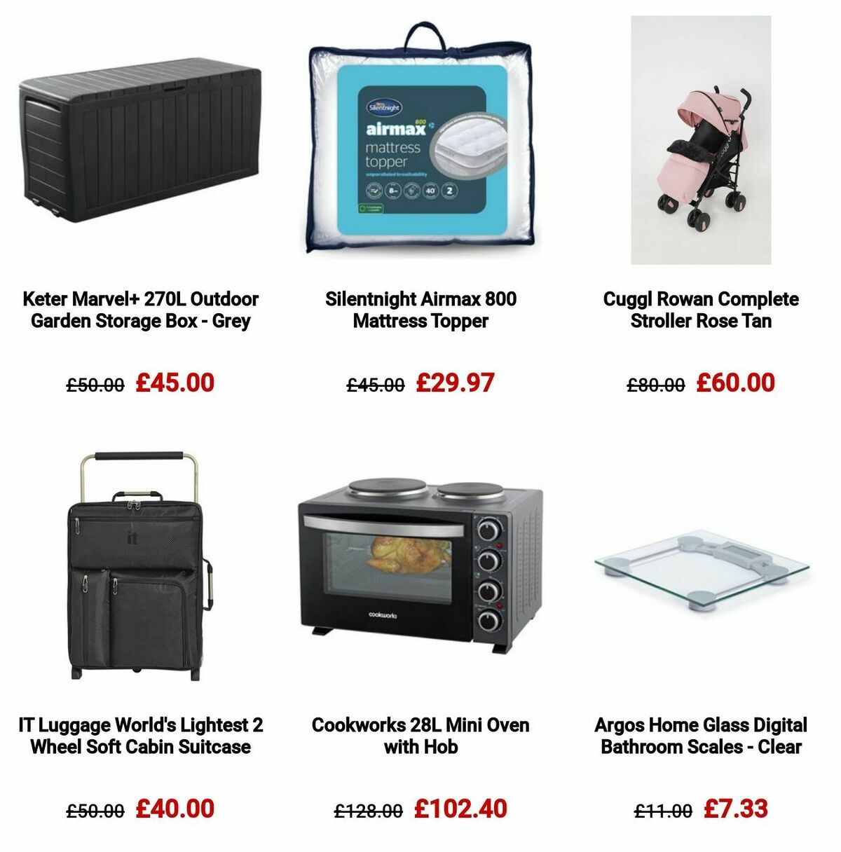 Argos Offers from 25 December