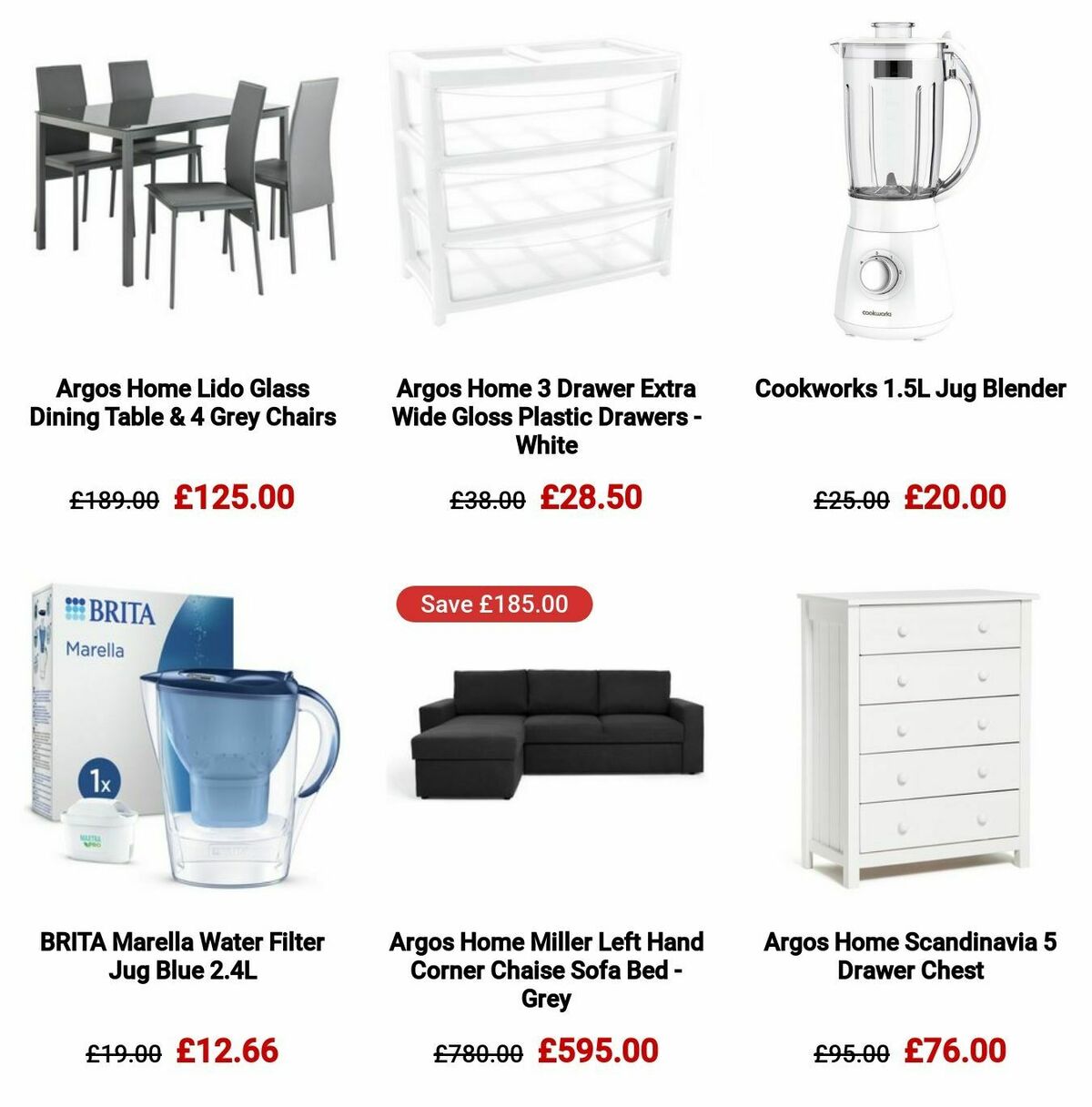 Argos Offers from 25 December