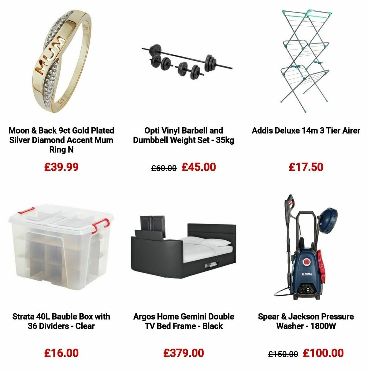 Argos Offers from 25 December