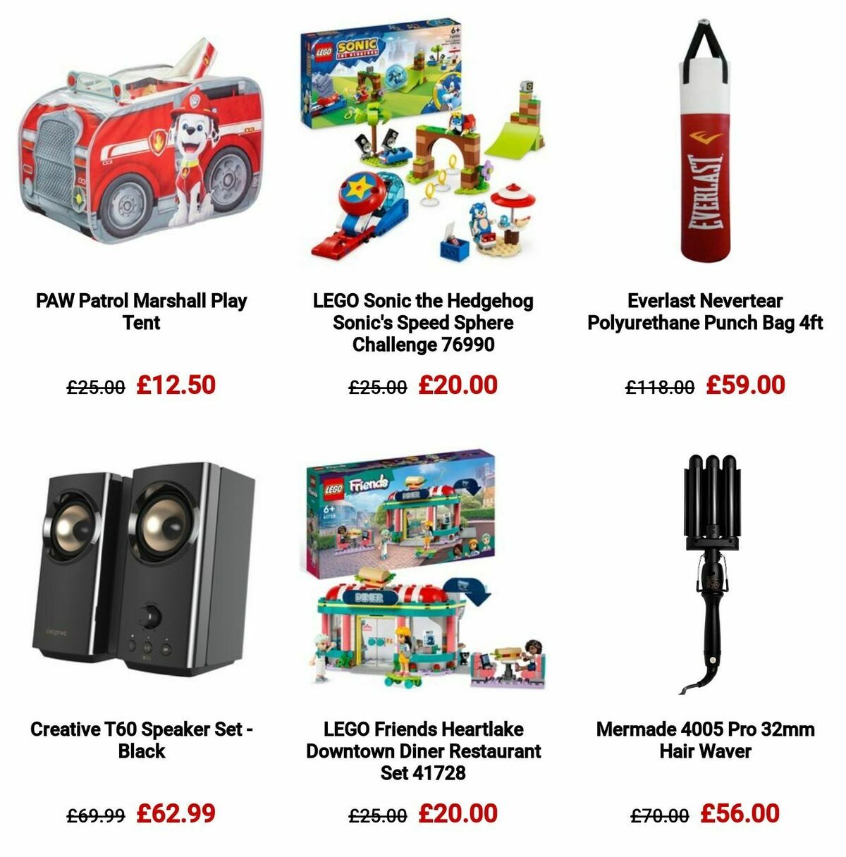 Argos Offers from 2 January