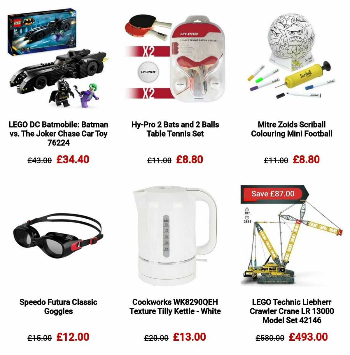 Argos Offers from 2 January