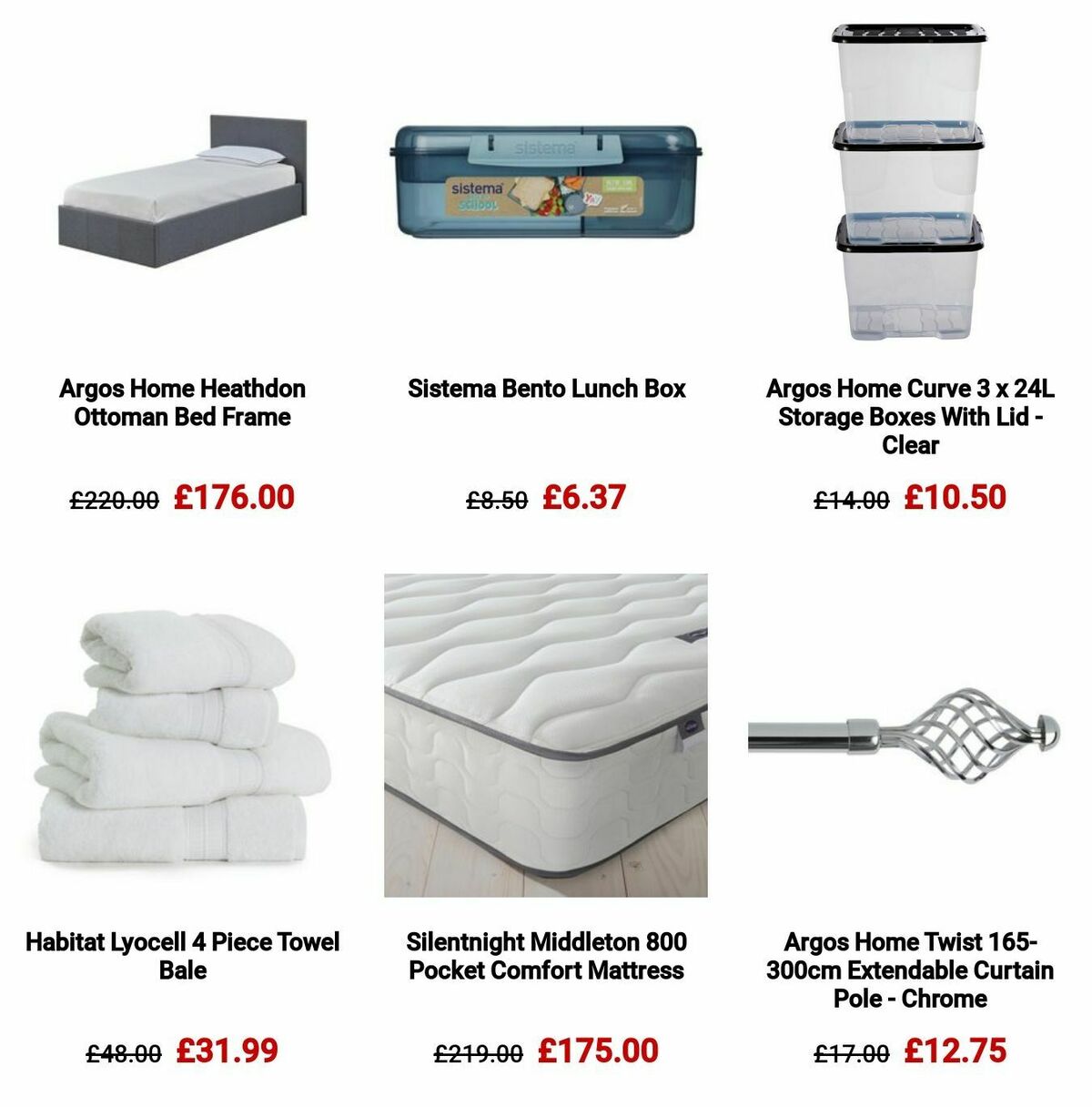 Argos Offers from 2 January