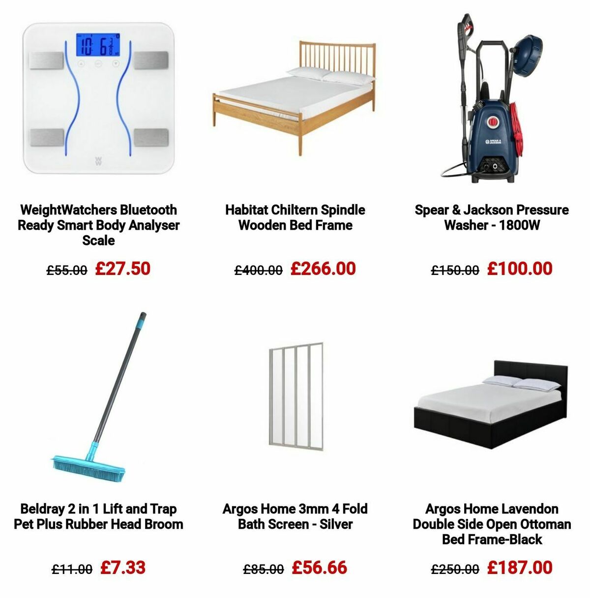 Argos Offers from 2 January