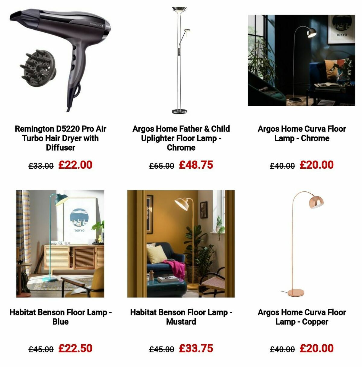 Argos Offers from 2 January