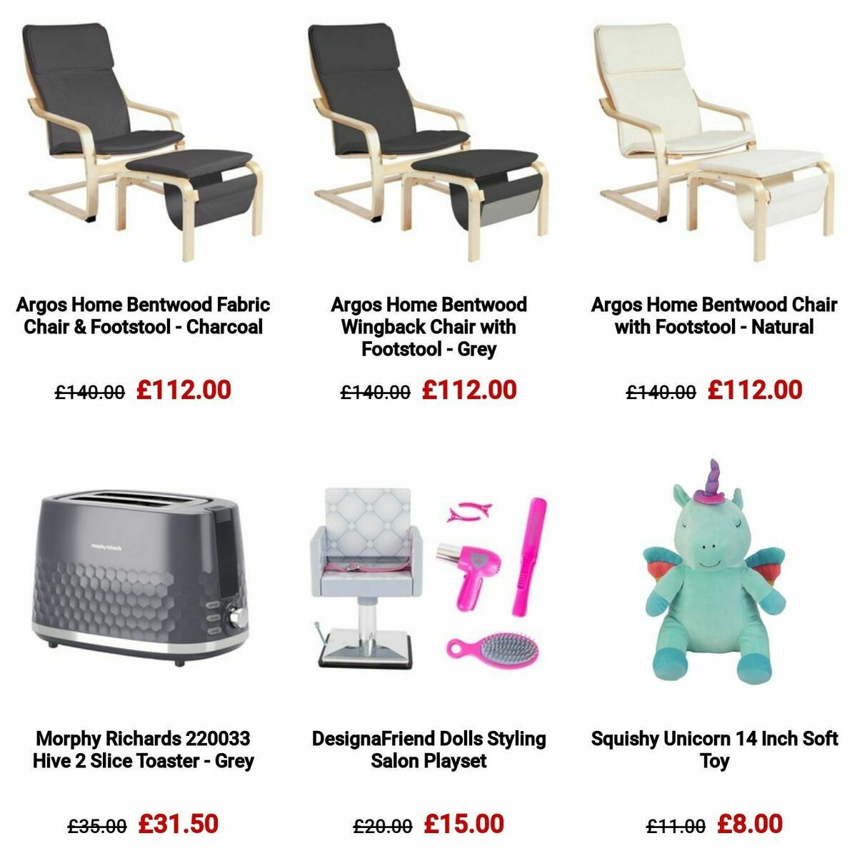 Argos Offers from 16 January