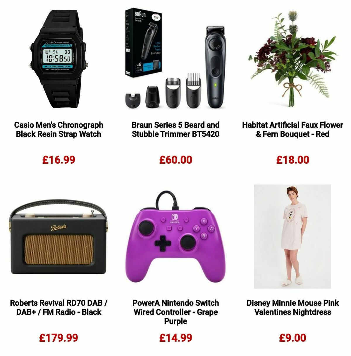 Argos Valentine's Day Offers from 22 January