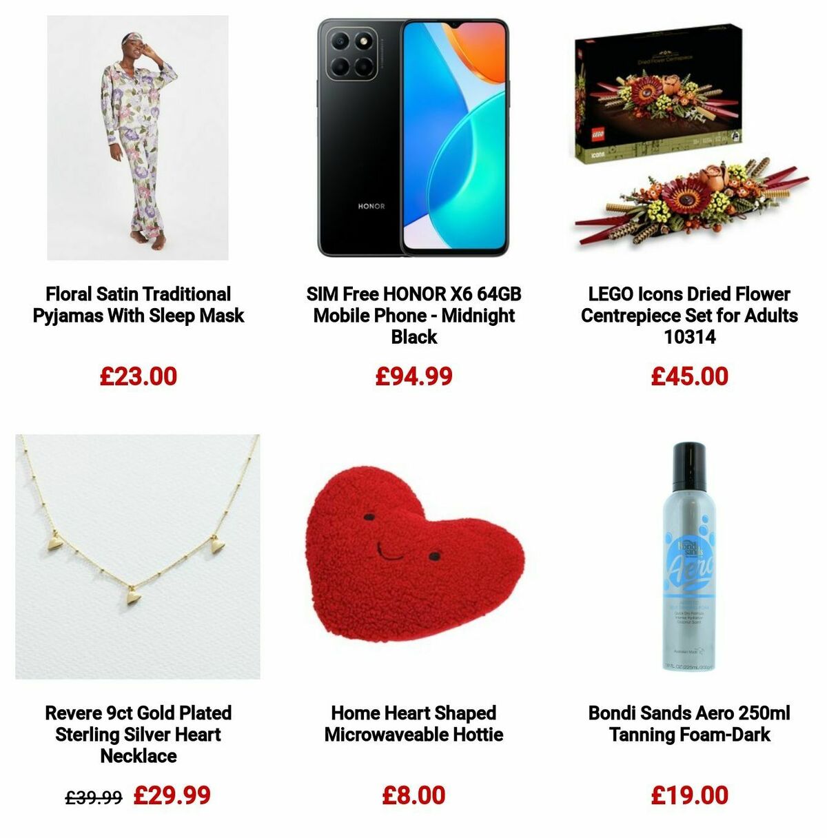 Argos Valentine's Day Offers from 22 January