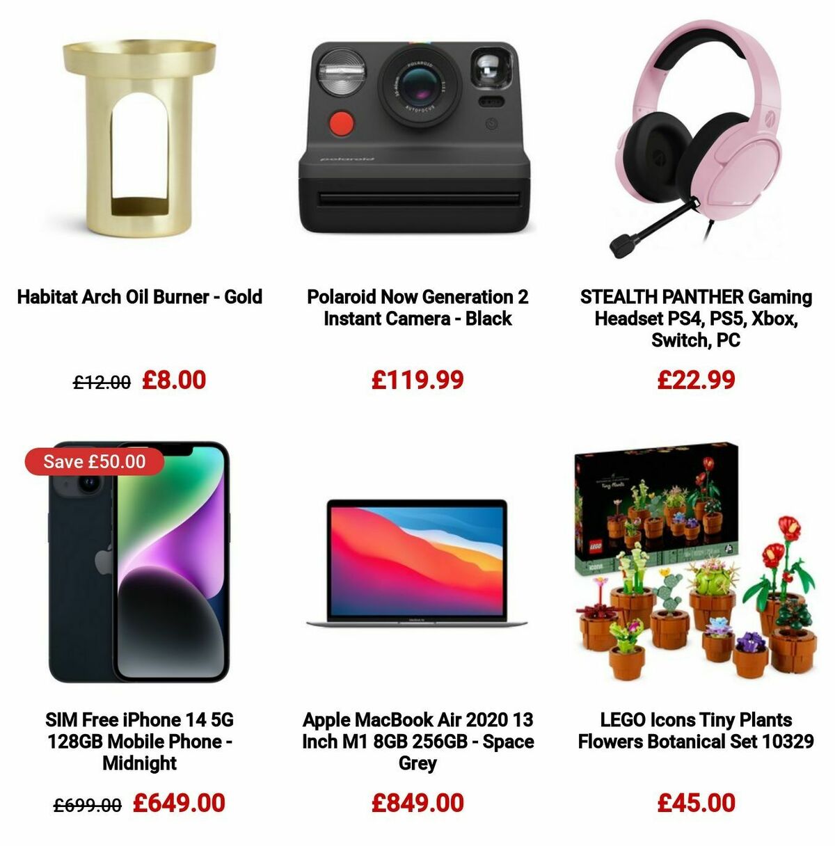 Argos Valentine's Day Offers from 22 January