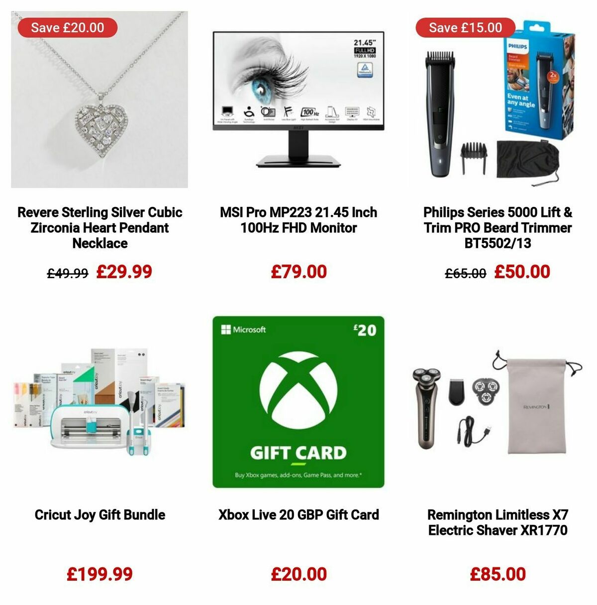 Argos Valentine's Day Offers from 22 January