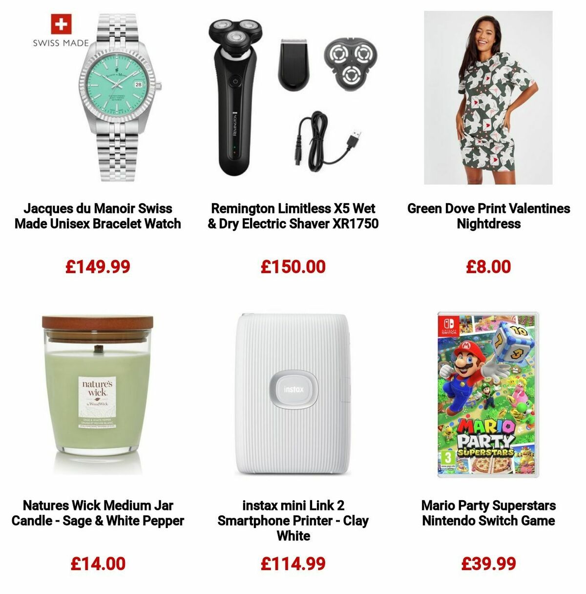 Argos Valentine's Day Offers from 22 January