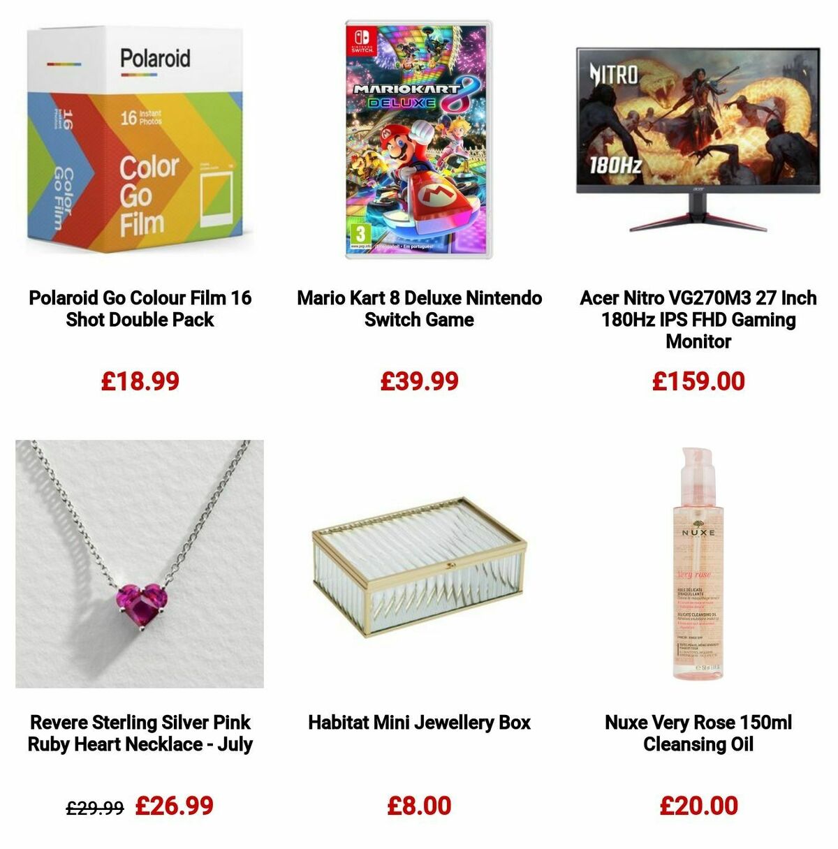 Argos Valentine's Day Offers from 22 January