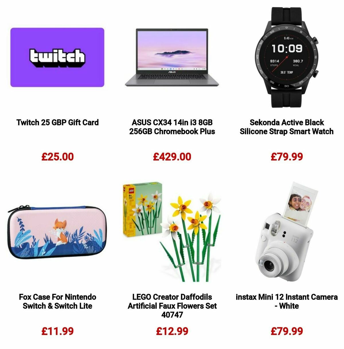 Argos Valentine's Day Offers from 22 January