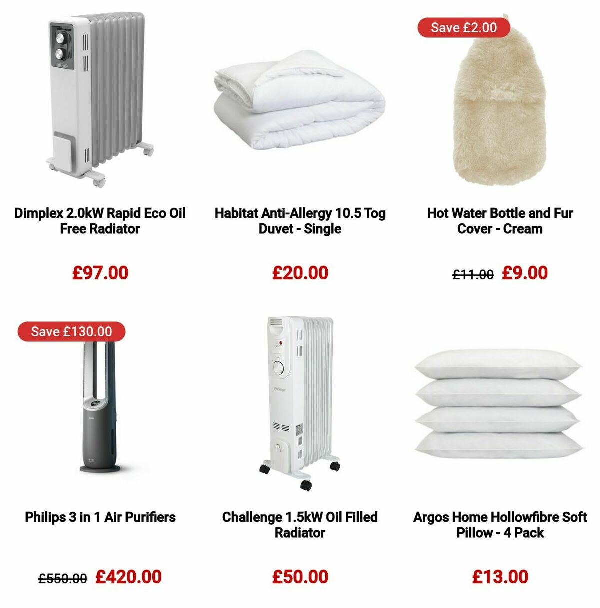 Argos Offers from 24 January