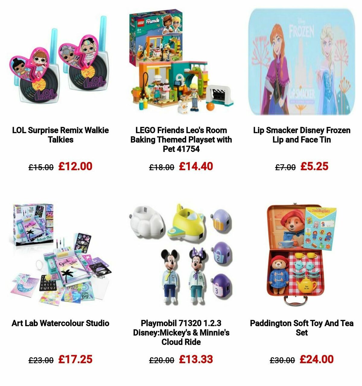 Argos Offers from 12 February