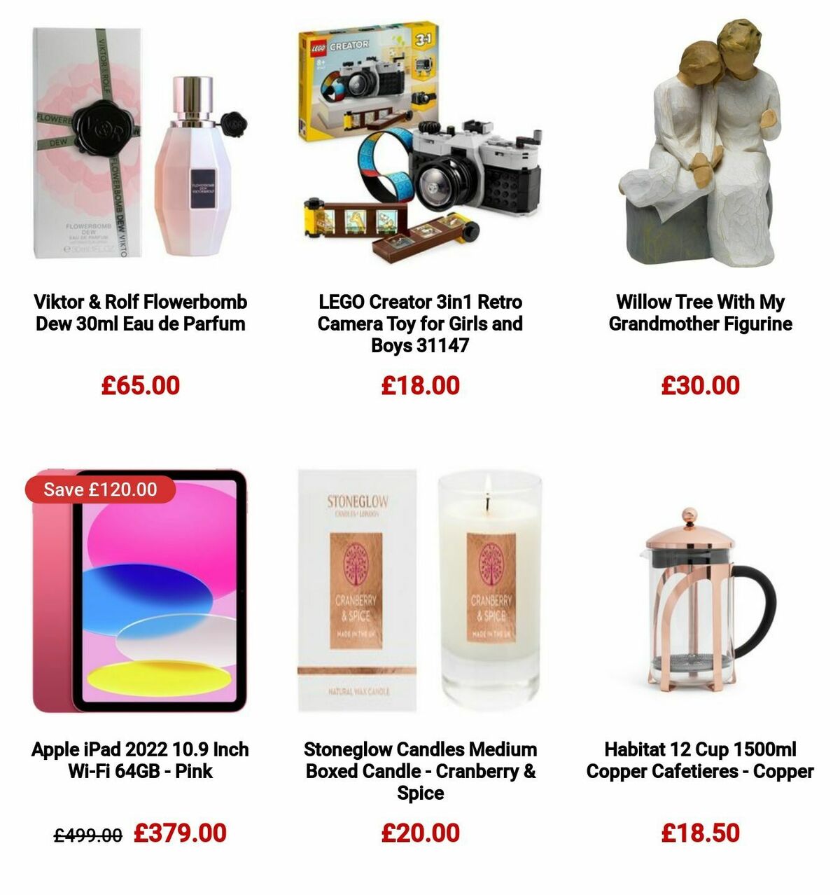 Argos Mother's Day Offers from 26 February